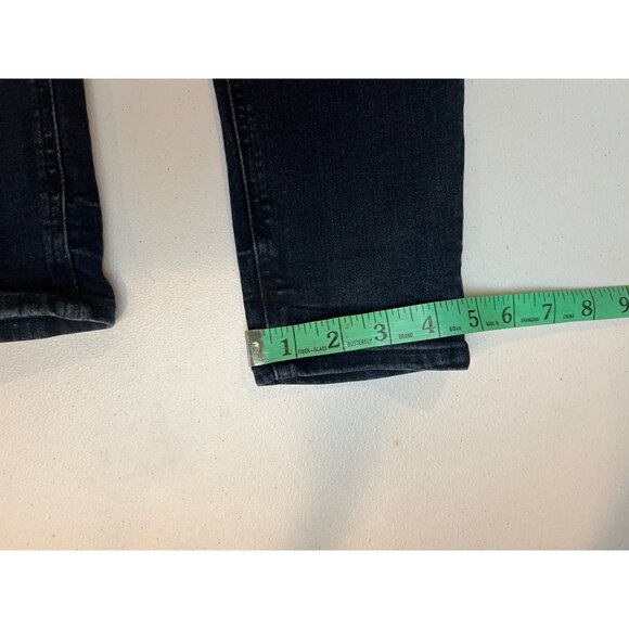 Express Denim Perfect Skinny Legging Jeans High Rise Stretch Black Size 6R/6R - Picture 7 of 10